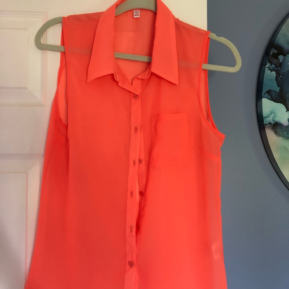 Flowy sleeveless top